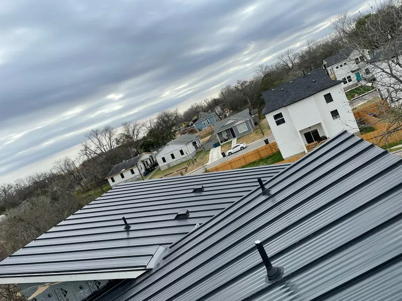 Standing seam metal roof panels with vents for Skylight Repair in Beckley